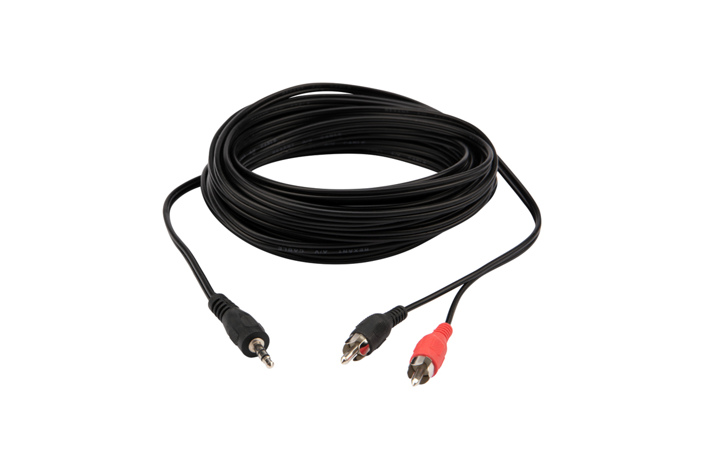

Кабель 2xRCA(M)-Jack 3.5mm(M), 10м, черный REXANT (17-4207)