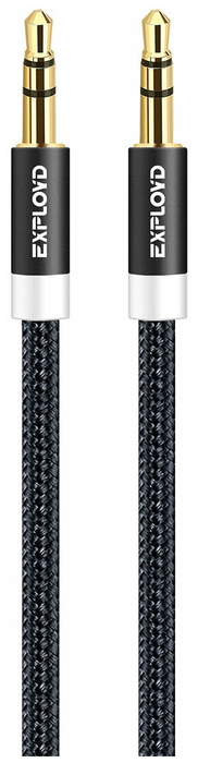 

Кабель Jack 3.5mm(M)-Jack 3.5mm(M), 1м, черный EXPLOYD (EX-K-641)