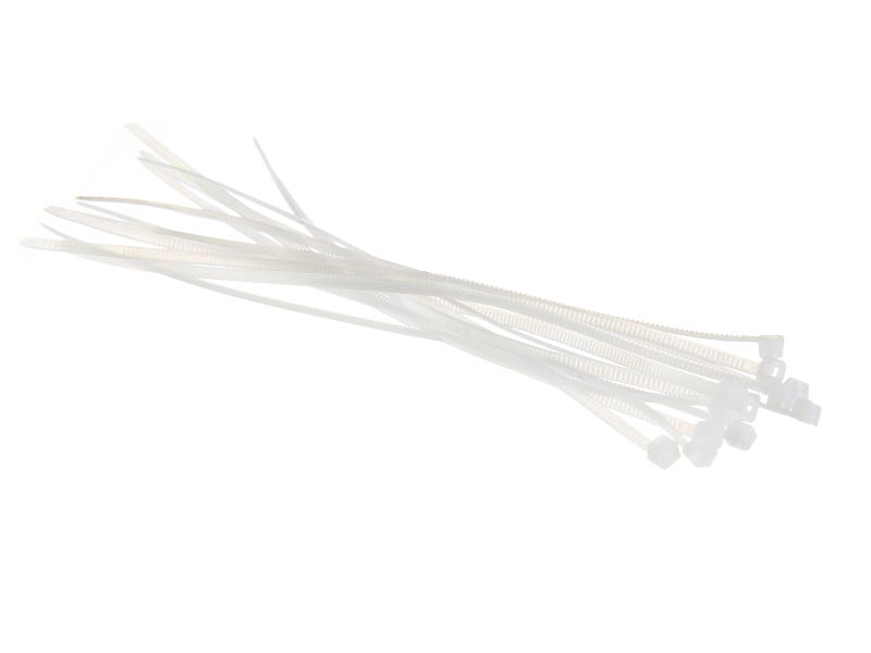 

Стяжка Netko, 2.5 мм x 150 мм, 100 шт., белый (51809)