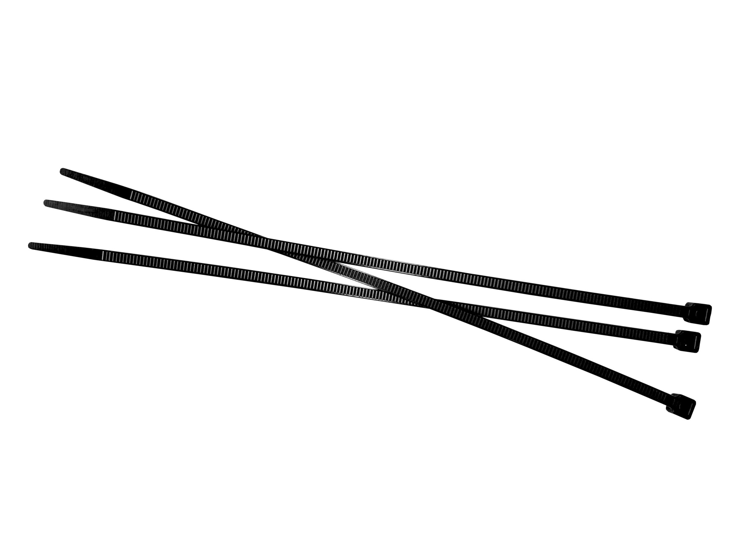 Стяжка Netko SZ, 3.6 мм x 200 мм, 100 шт., от -35⁰С до +85⁰ С, черный (60261)