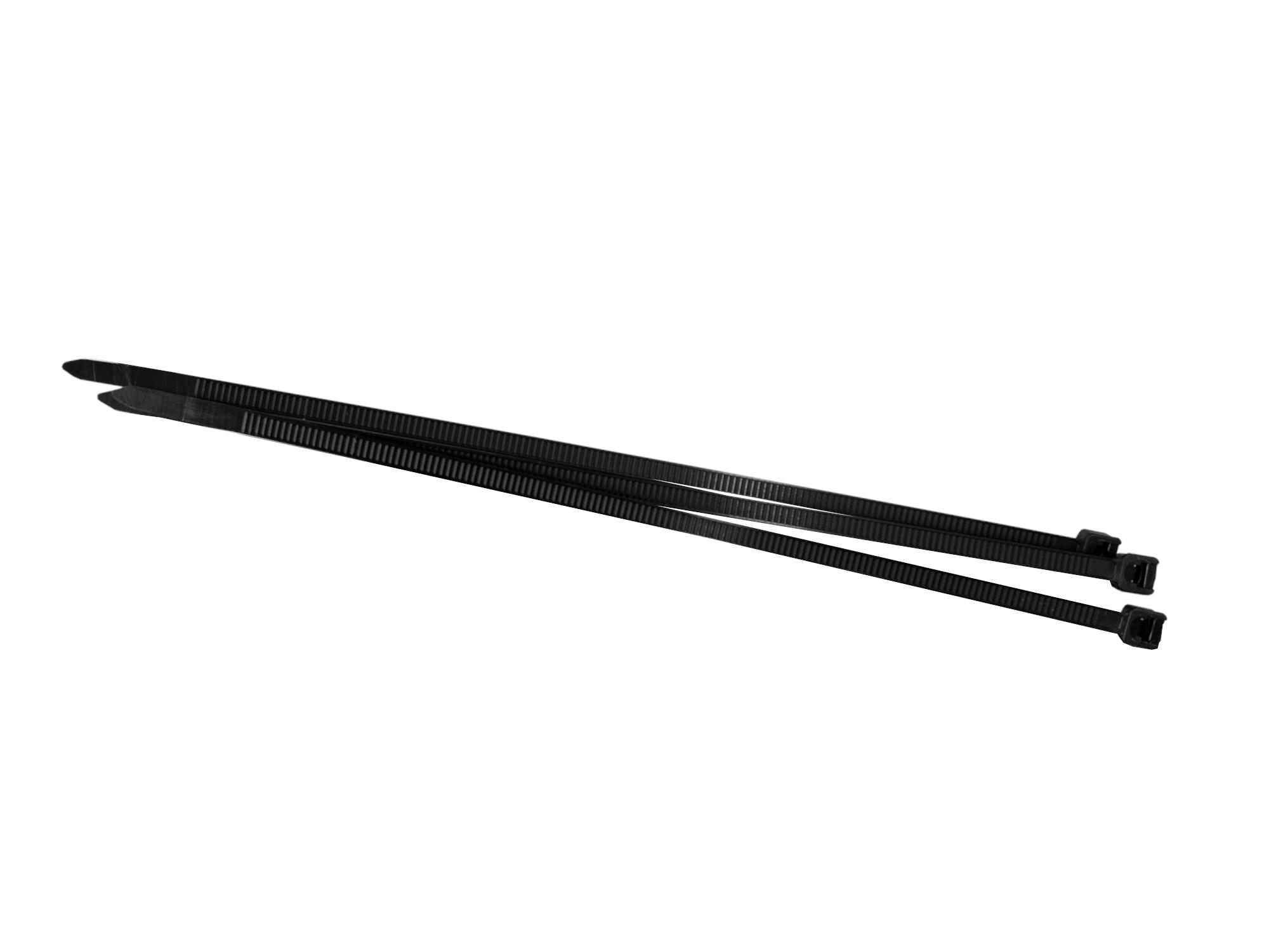 Стяжка Netko SZ, 4.6 мм x 200 мм, 100 шт., от -35⁰С до +85⁰ С, черный (60265)