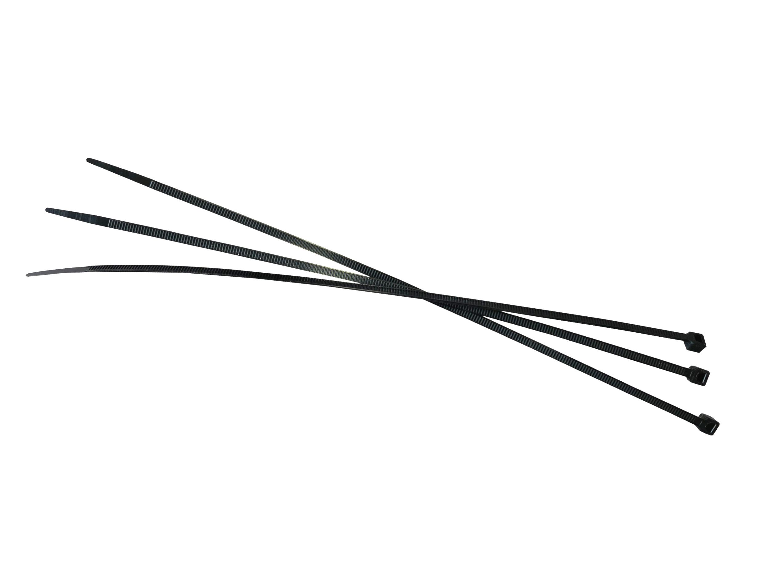 Стяжка Netko SZ, 3.6 мм x 250 мм, 100 шт., от -35⁰С до +85⁰ С, черный (60262)