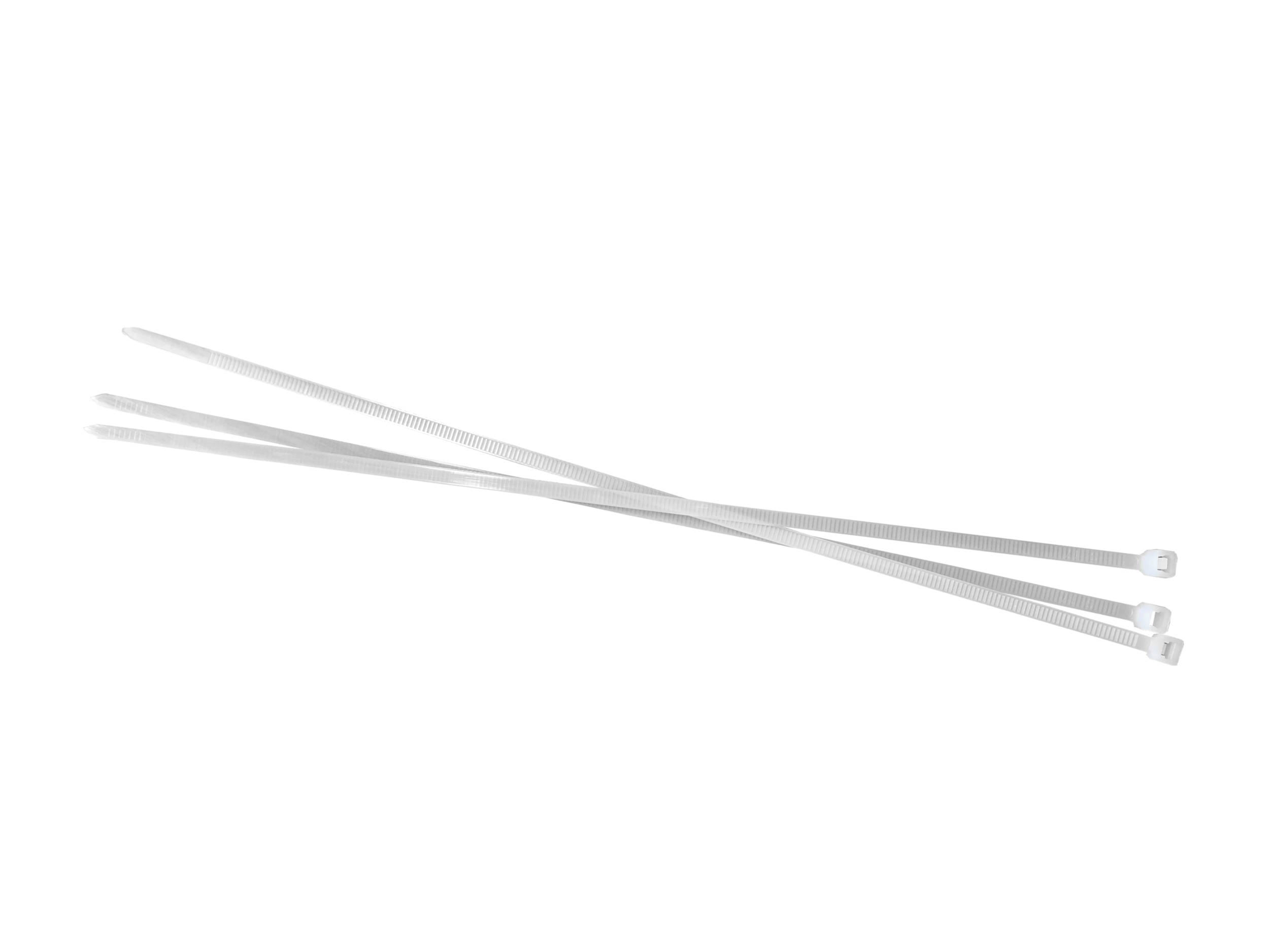 Стяжка Netko SZ, 4.6 мм x 300 мм, 100 шт., от -35⁰С до +85⁰ С, белый (60249)