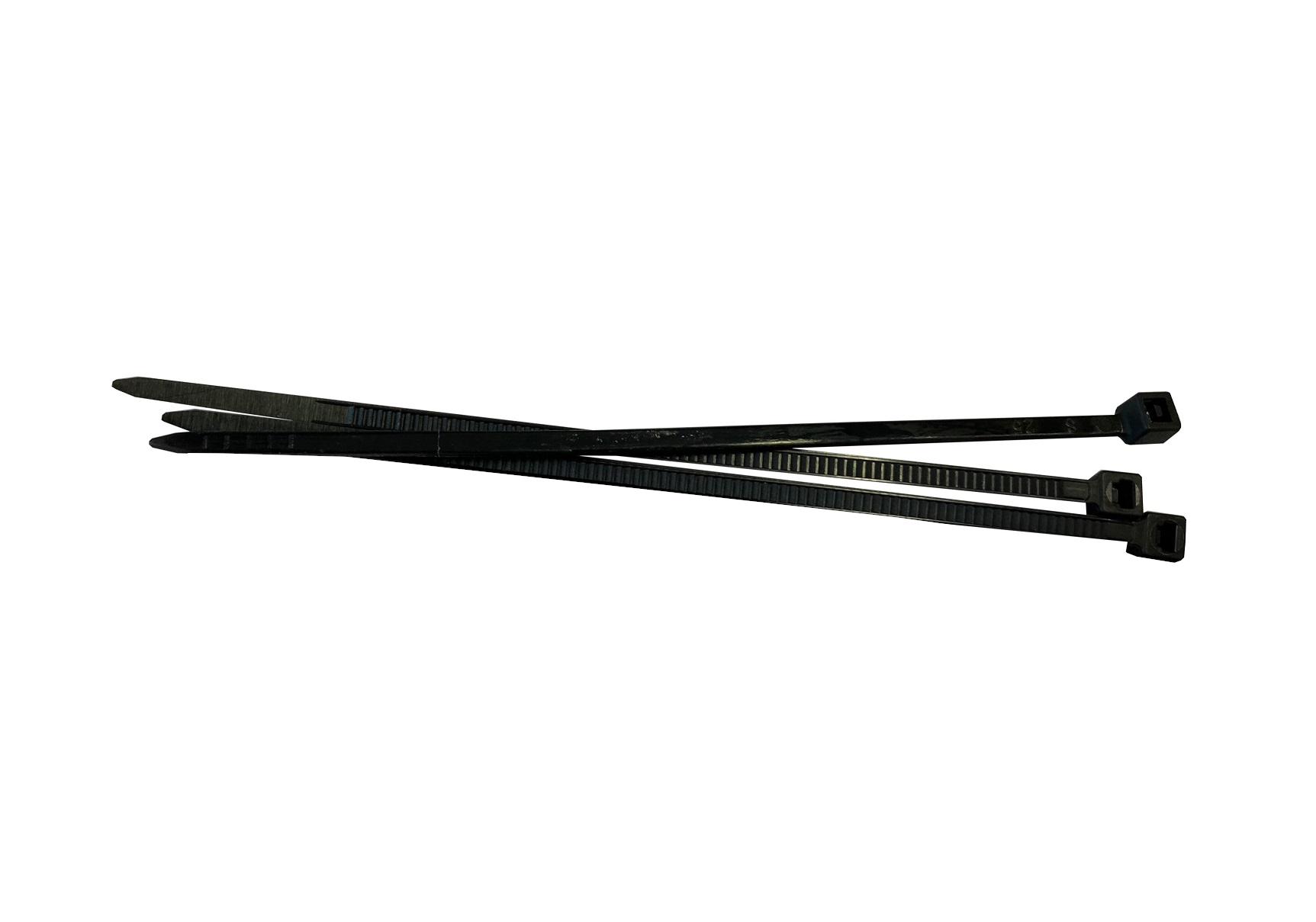 Стяжка Netko SZ, 2.5 мм x 100 мм, 100 шт., от -35⁰С до +85⁰ С, черный (60257)