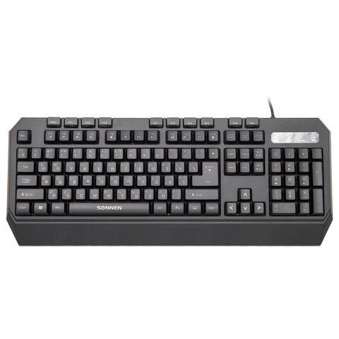 Клавиатура SONNEN KB-7700, USB, черный