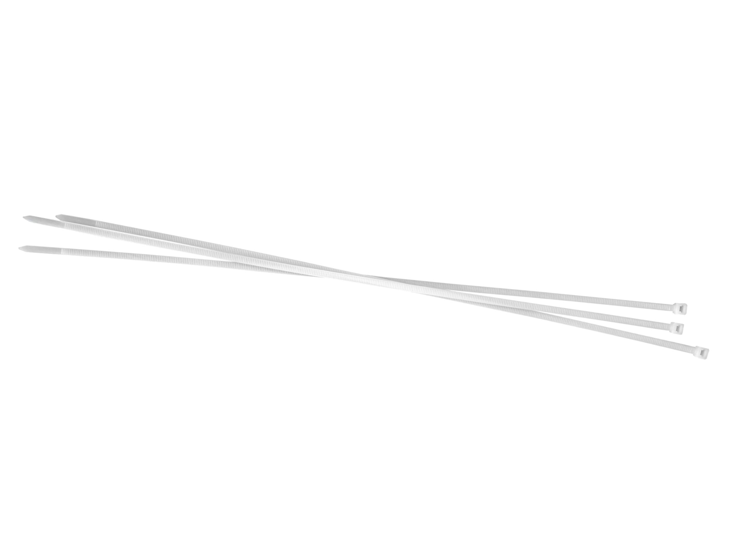 Стяжка Netko SZ, 4.8 мм x 450 мм, 100 шт., от -35⁰С до +85⁰ С, белый (60252)