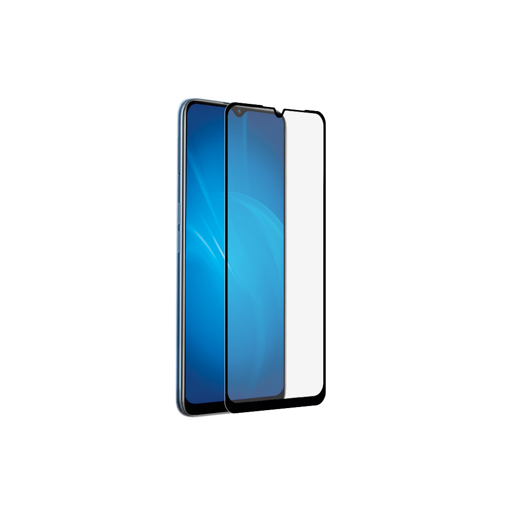 

Защитное стекло DF для экрана смартфона Oppo A15/ A15s/ A16, FullScreen, ударопрочное, черная рамка (DF oColor-27 (black))