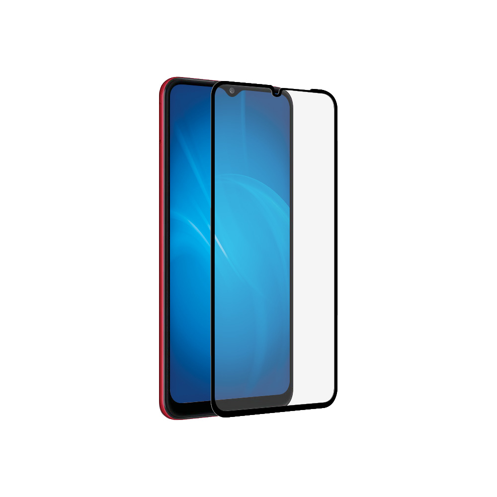 Защитное стекло DF для смартфона Samsung Galaxy A02/A02s (DF sColor-110 (black))