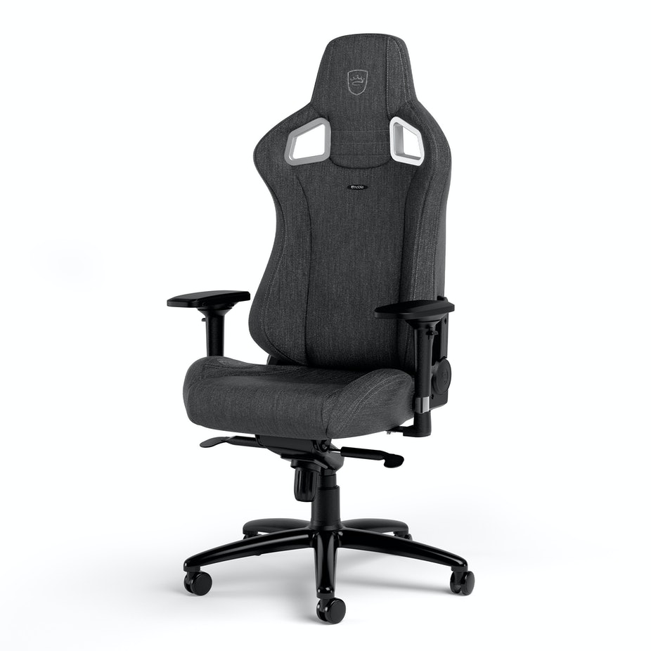 Кресло игровое Noblechairs EPIC TX, черный/серый (NBL-EPC-TX-ATC)