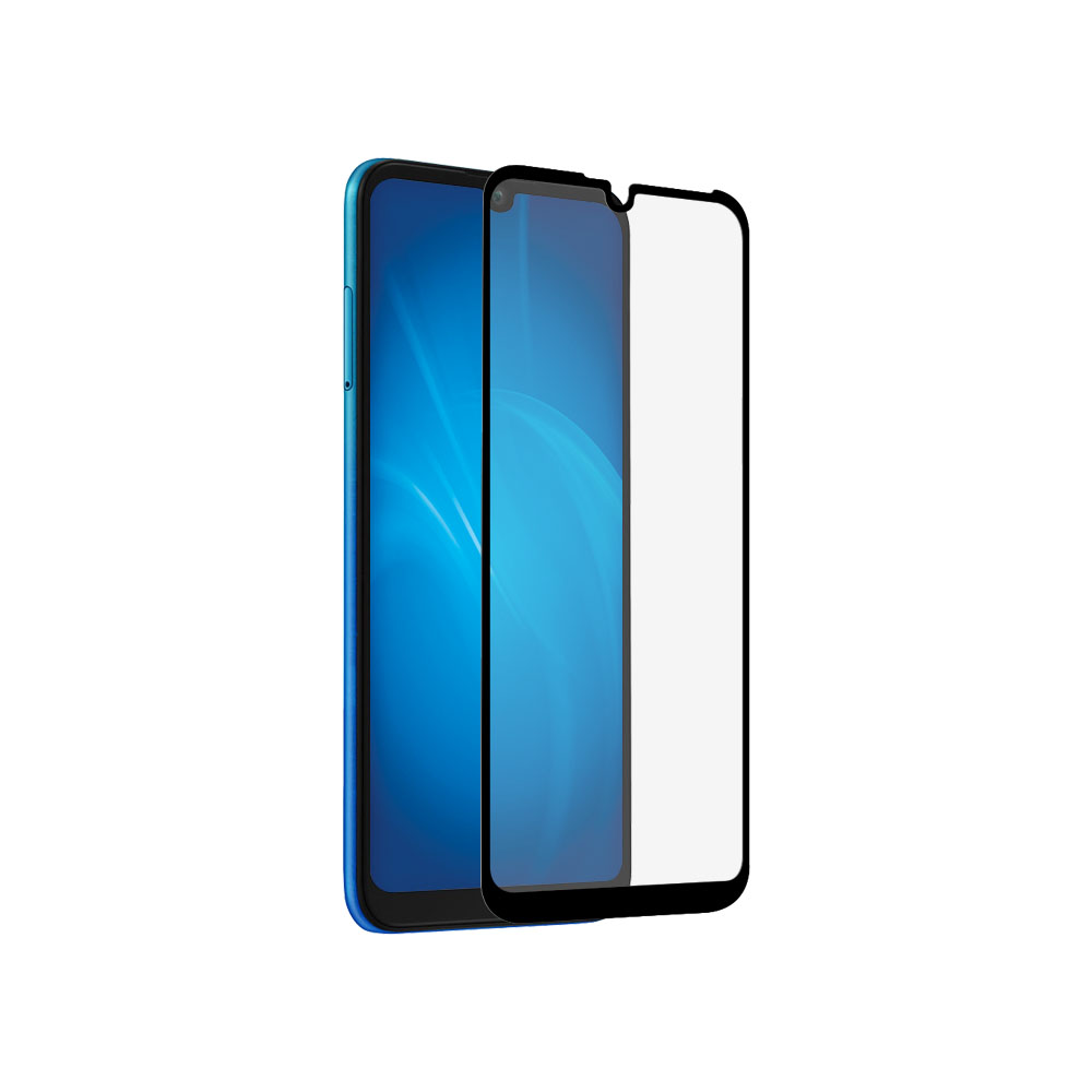 

Защитное стекло DF для экрана смартфона ZTE Blade A5 (2020)/ A7 (2020)/ A51 Lite, FullScreen, черная рамка (zColor-10)