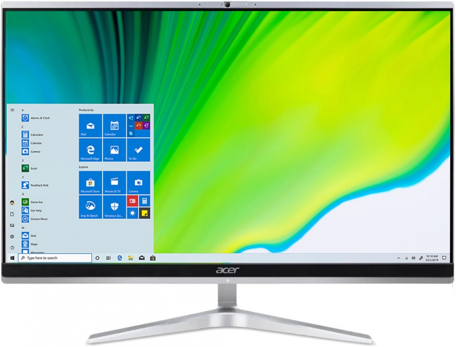 

Моноблок Acer Aspire C24-1650 23.8" 1920x1080, Intel Core i3-1115G4 3.0GHz, 8Gb RAM, 512Gb SSD, Intel UHD Graphics, WiFi, BT, Cam, Windows 11, серебристый, клавиатура, мышь (DQ.BFTER.00L), C24-1650