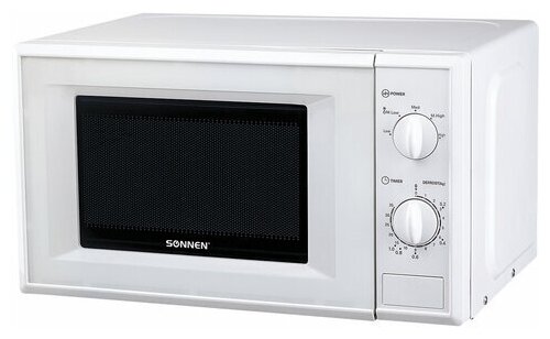 

Микроволновая печь SONNEN MW2070B-5MW 20л, 700Вт, белый (454654), MW2070B-5MW