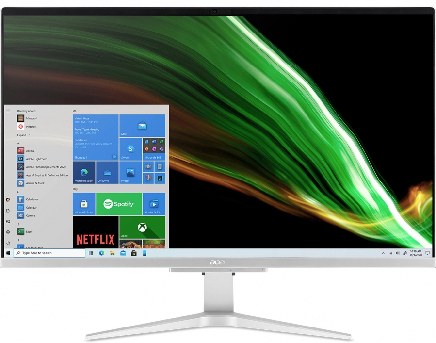 

Моноблок Acer Aspire C27-1655 27" 1920x1080, Intel Core i3-1115G4 3.0GHz, 8Gb RAM, 512Gb SSD, NVIDIA GeForce MX330 2Gb, WiFi, BT, Cam, DOS, серебристый, клавиатура, мышь (DQ.BGHER.00V), C27-1655