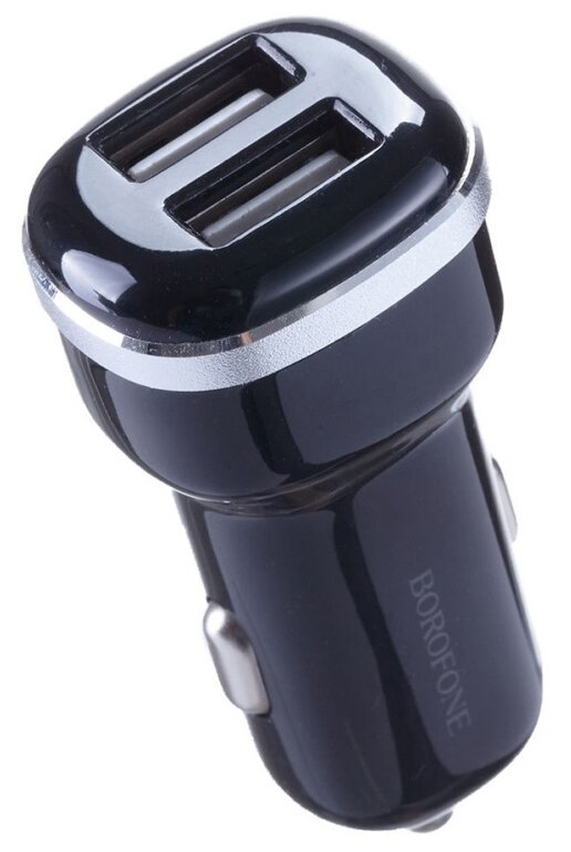 

Автомобильное зарядное устройство Borofone Extreme BZ13, 2xUSB, 2.4А, 12 Вт, белый (133857), BZ13