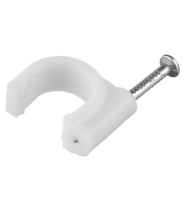 

Скоба круглая HLT, 6 мм, 100 шт., белый (084-07-02)