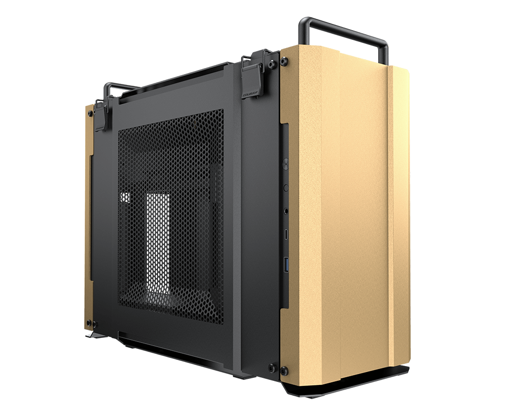 

Корпус COUGAR DUST 2, Mini-ITX, Mini-Tower, USB 3.0, USB Type-C, пустынный песок, без БП (385QM90.0003), DUST 2
