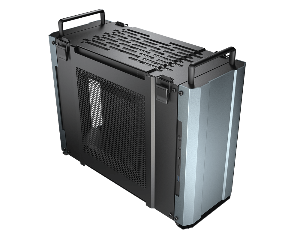 

Корпус COUGAR DUST 2, Mini-ITX, Mini-Tower, USB 3.0, USB Type-C, железно-серый, Без БП (385QM90.0001), DUST 2