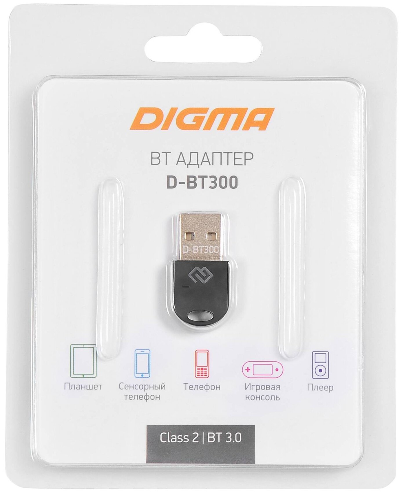 Адаптер Bluetooth DIGMA D-BT300, до 3 Мбит/с, USB, 987264 купить по цене  325 руб в Барнауле в интернет-магазине e2e4