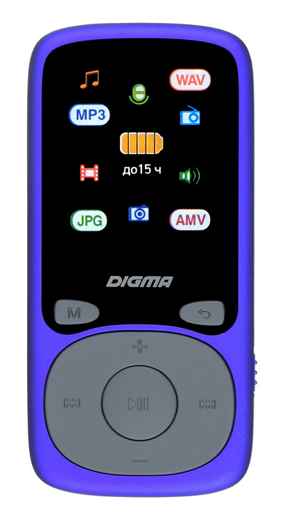

Плеер Digma B4 8Gb, синий (B4BL), B4