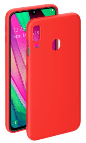 

Чехол-накладка Deppa Gel Color Case для смартфона Samsung Galaxy A40 2019, пластик, красный (30985-87115)