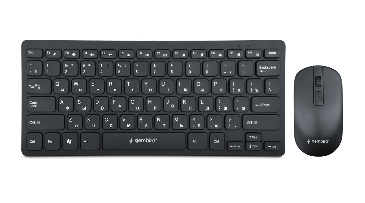 Клавиатура + мышь Gembird KBS-9100, USB, черный