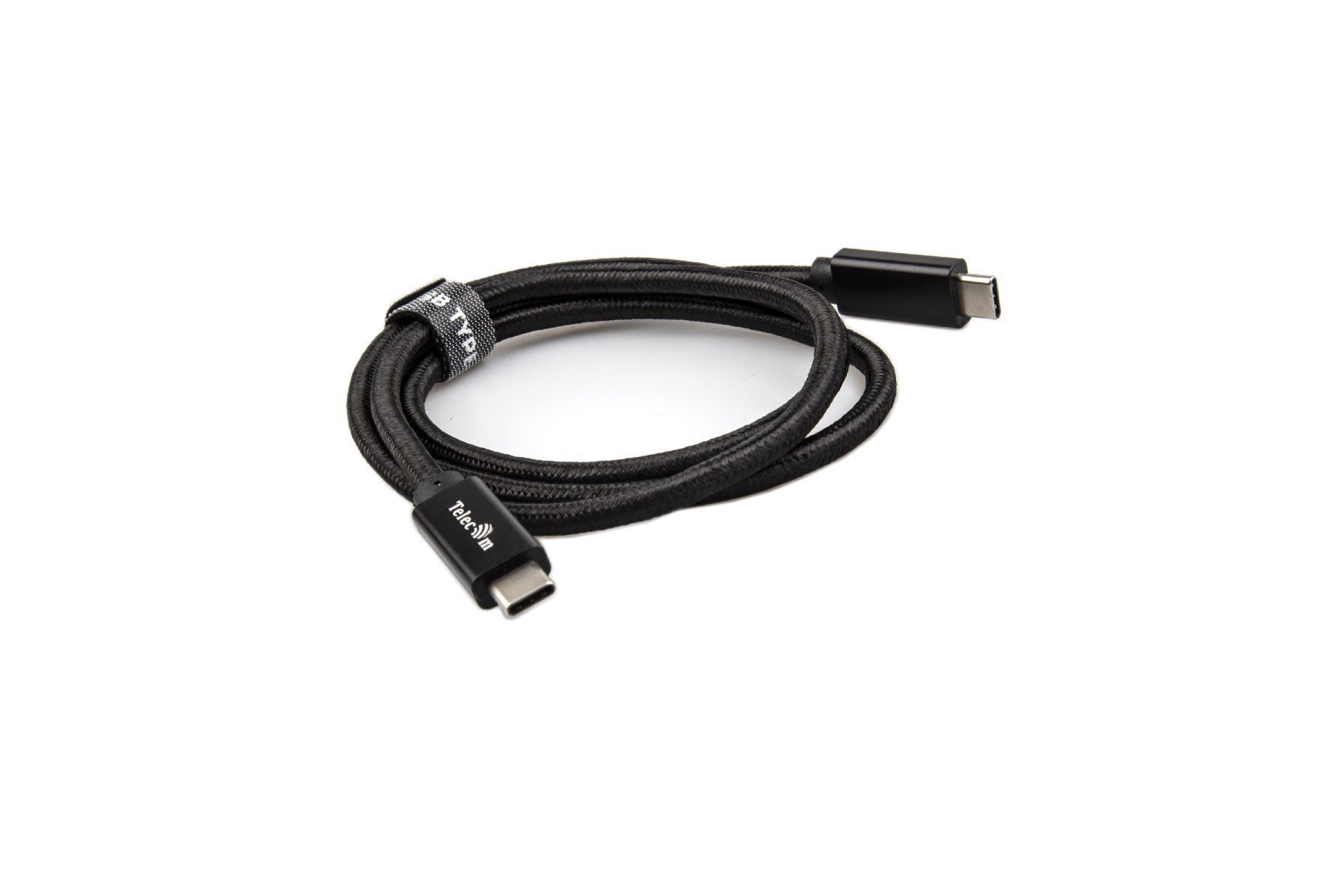 

Кабель USB Type-C-USB Type-C, 5A быстрая зарядка, 2м, черный Telecom (TC420B-2M)