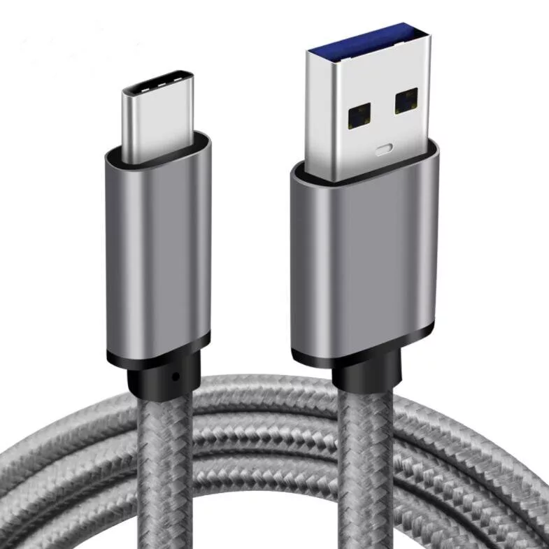 

Кабель USB Type-C-USB быстрая зарядка, 1м, серебристый Telecom (TC403M-1M)