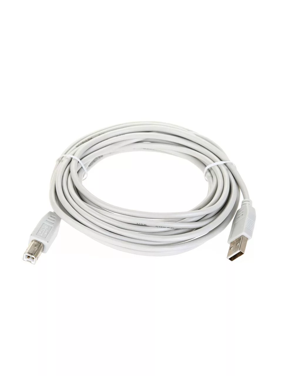 

Кабель USB(Am)-USB(Bm), 2А, 5 м, белый, Telecom (TC6900-5.0M)