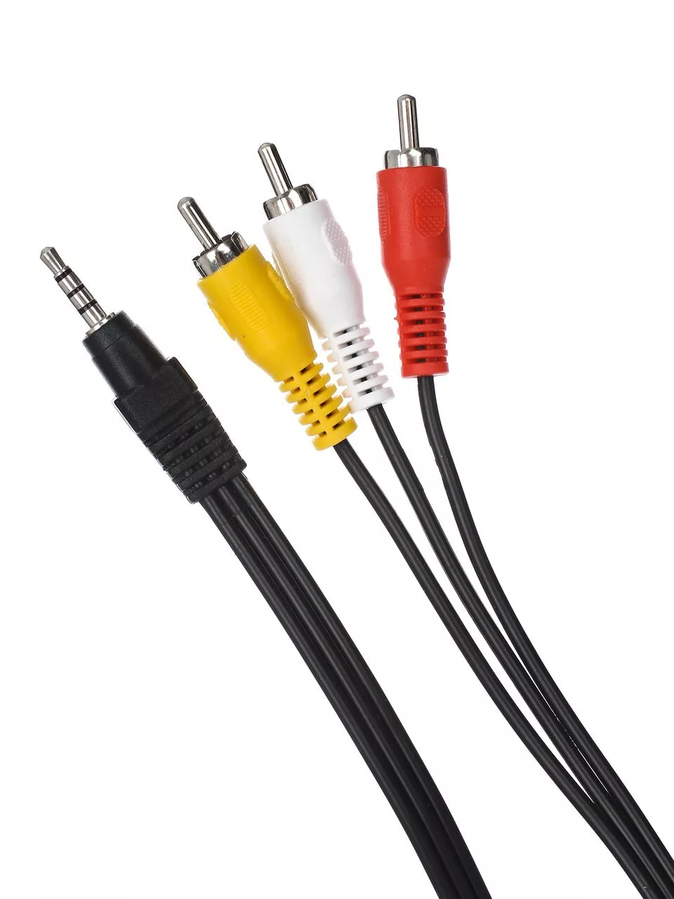 

Кабель 3xRCA(M)-Jack 3.5mm(M), 3м, черный Telecom (TAV4545-3M)