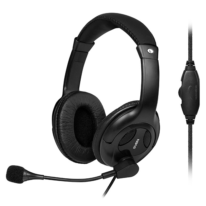 

Гарнитура SVEN AP-675MV, 2xJack 3.5mm, черный (SV-014391), AP-675MV