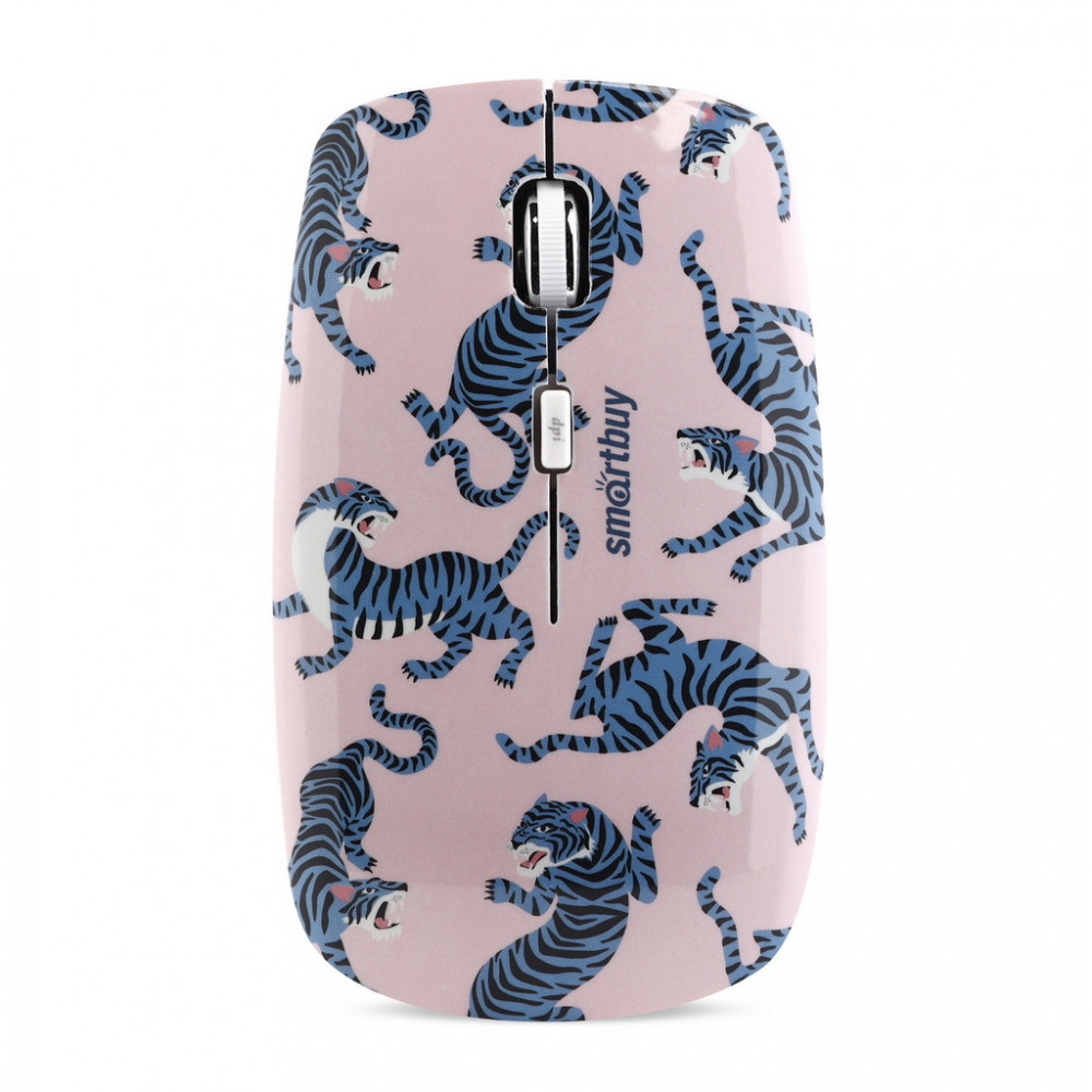 

Мышь беспроводная SmartBuy 327AG Tiger 1, 2000dpi, оптическая светодиодная, USB, принт (SBM-327AG-T1-FC), 327AG Tiger 1
