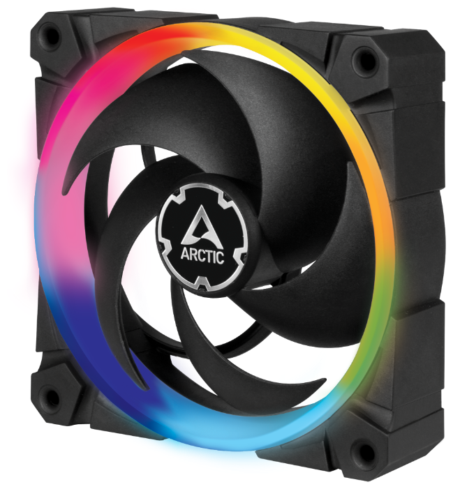 

Вентилятор Arctic BioniX P120 A-RGB, 120мм, 2300rpm, 24 дБ, 4-pin PWM, 1шт, ARGB (ACFAN00146A), P120 A-RGB