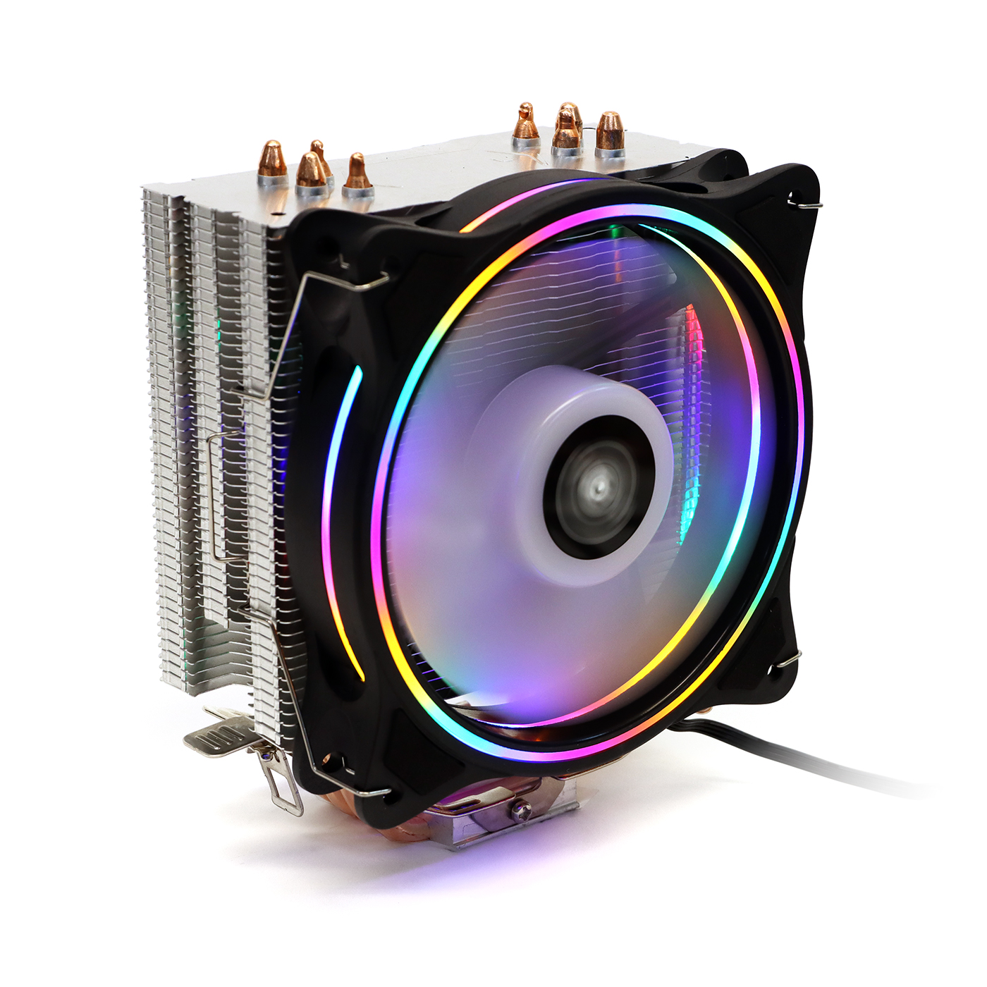 

Кулер для процессора e2e4 CRYO TOWER PRO RGB для Socket 775/115x/1200/AM2+/AM3/AM3+/FM1/AM4/FM2/FM2+, 120мм, 1500rpm, 22 дБ, 140Вт, 4-pin PWM, Al+Cu, RGB (OT-CRYOTWRPRO-RGB-120PWM), CRYO TOWER PRO RGB