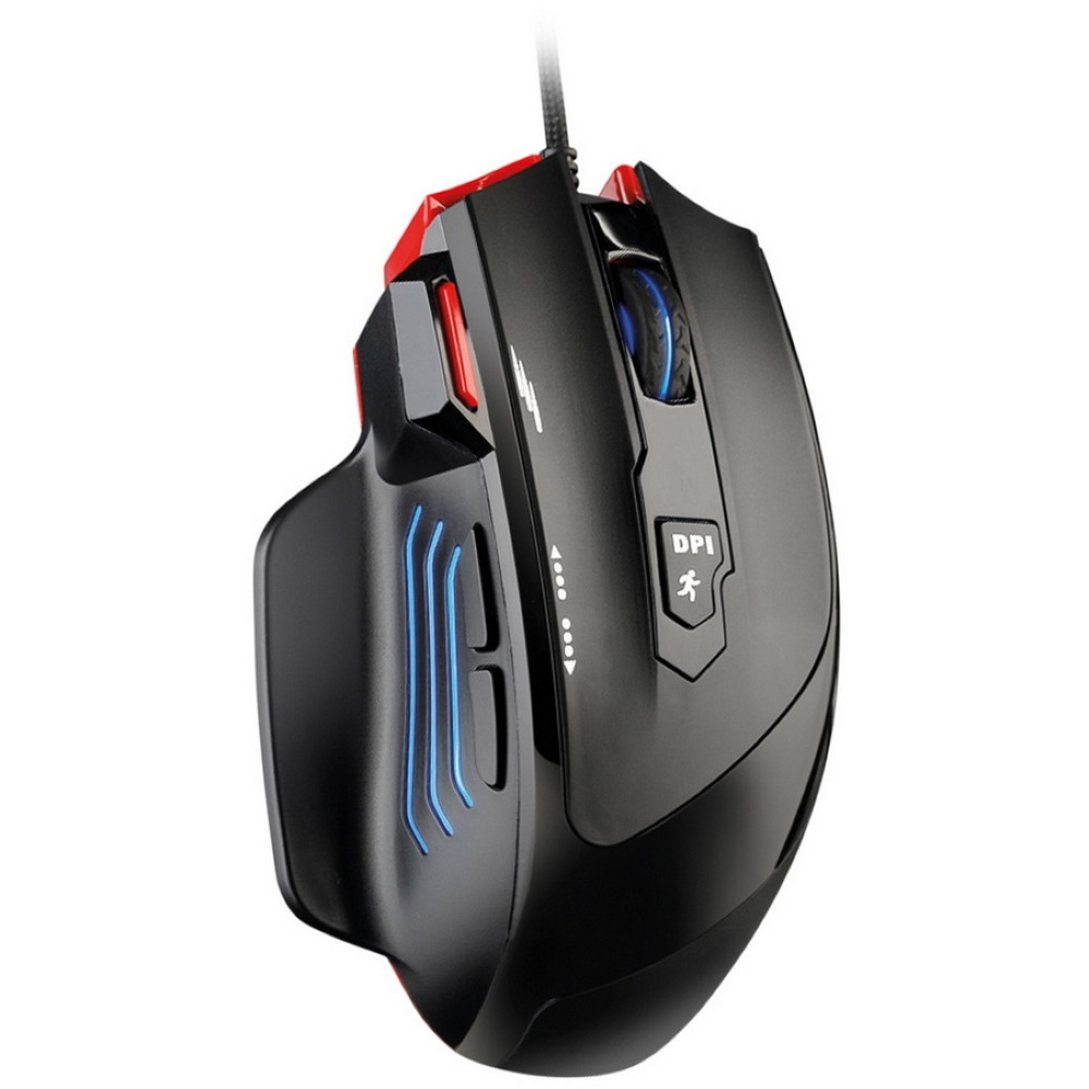 

Мышь проводная SmartBuy 740G-K Strato, 3200dpi, оптическая светодиодная, USB, черный (SBM-740G-K), 740G-K Strato