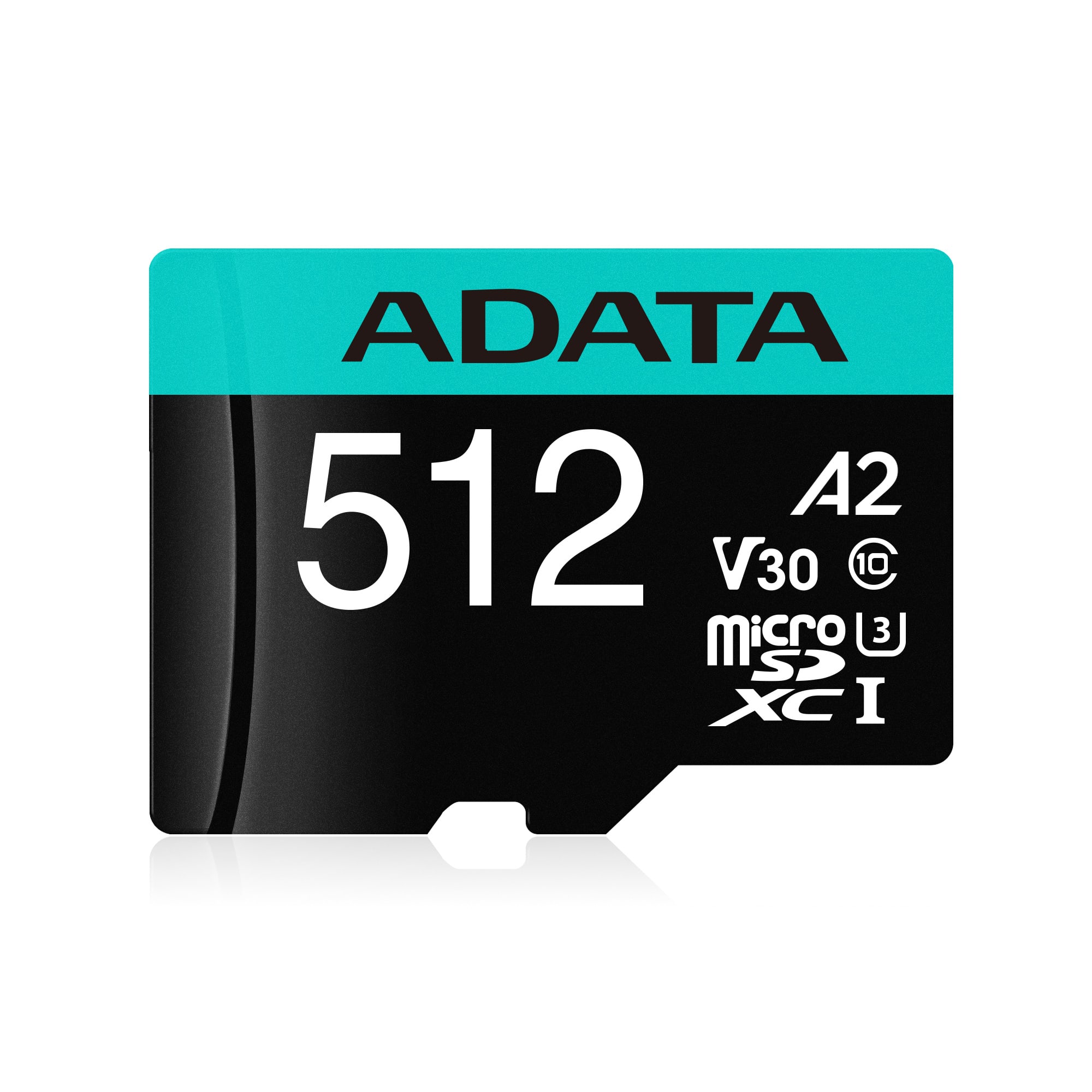 Карта памяти 512Gb microSDXC ADATA Premier Pro Class 10 UHS-I U3 V30 A2 (AUSDX512GUI3V30SA2-RA1)
