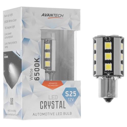 

Лампа автомобильная светодиодная Avantech, 12В, BA15s, 6500K, 1шт. (ALB0122)