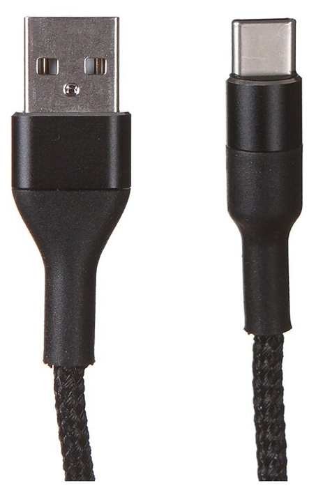 

Кабель USB Type-C-USB, 2A, 1м, черный MEDIAGADGET (MGC026NBK)