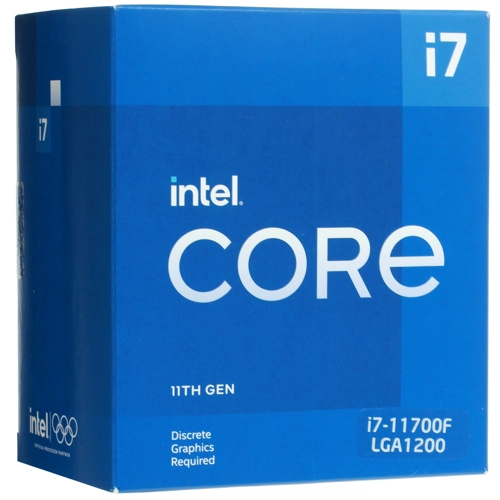 

Процессор Intel Core i7-11700F Rocket Lake-S, 8C/16T, 2500MHz 16Mb TDP-65 Вт/150 Вт LGA1200 BOX (BX8070811700F), 11700F