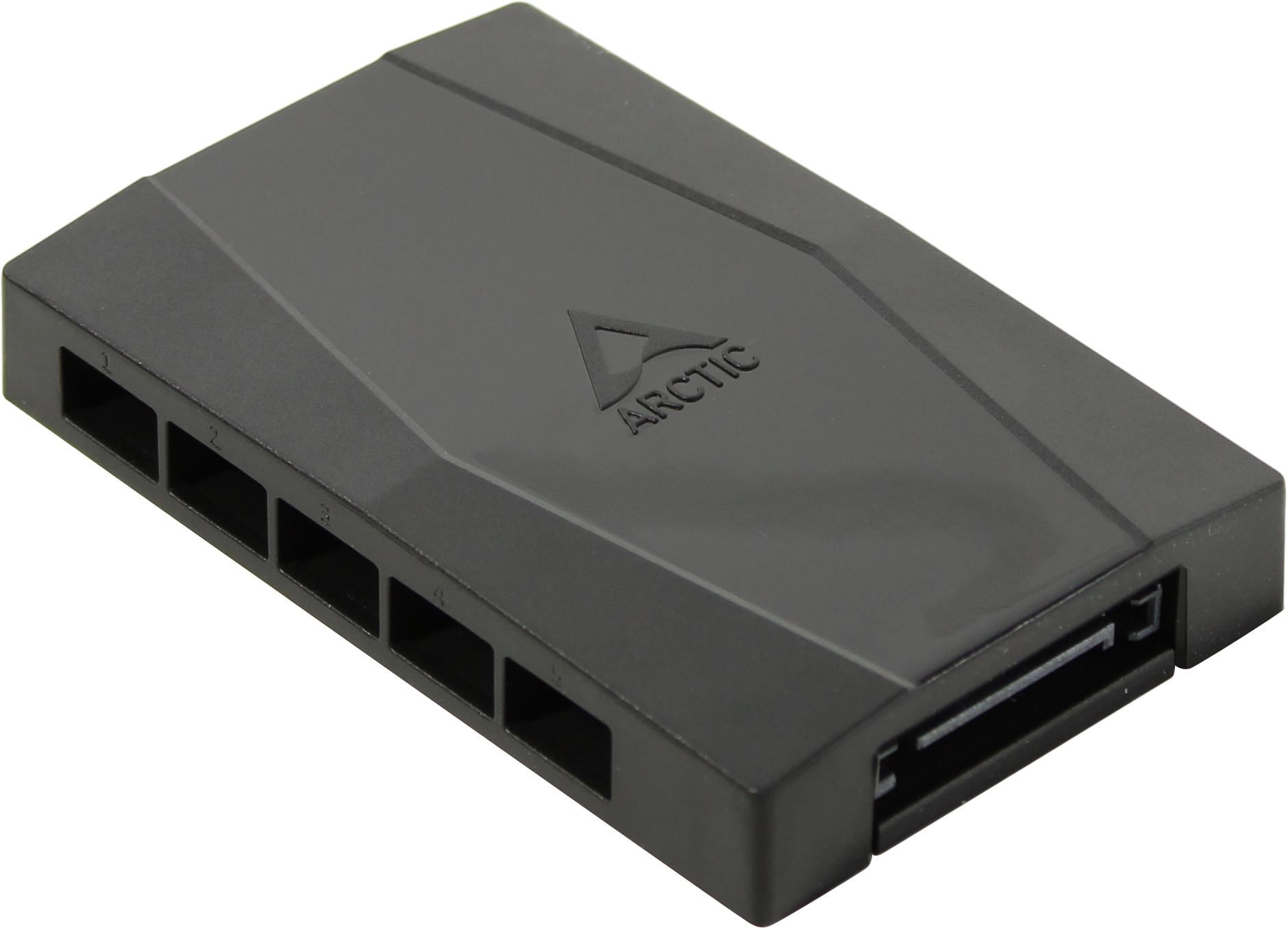

Контроллер вентиляторов Arctic Case Fan Hub, 10-port PWM Fan Hub, SATA power, черный (ACFAN00175A), Case Fan Hub