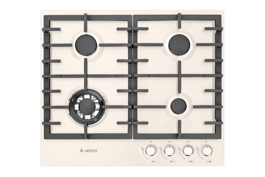 

Газовая варочная панель GEFEST ПВГ 1214-01 К81, 4 конфорки, бежевый (ПВГ 1214-01 К81), ПВГ 1214-01 К81