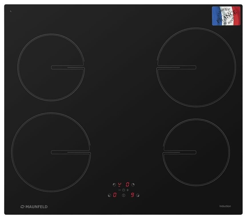 

Индукционная варочная панель Maunfeld MVSI59.4HZ-BK 4 конфорки, черный (MVSI59.4HZ-BK), Черная, MVSI59.4HZ-BK
