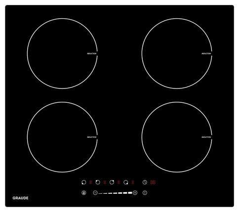 

Индукционная варочная панель Graude IK 60.1 4 конфорки, черный (IK 60.1), Черная, IK 60.1