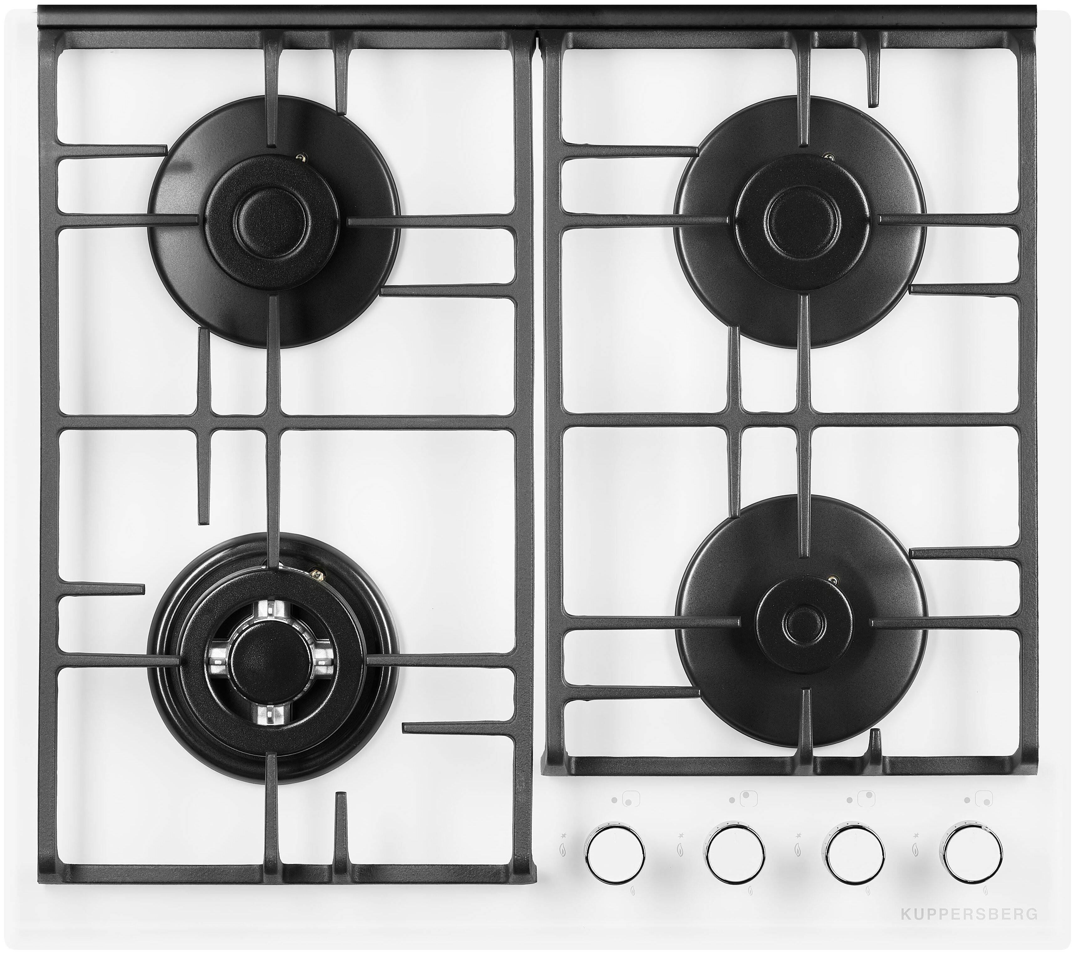 

Газовая варочная панель Kuppersberg FQ 62 W 4 конфорки, белая (FQ 62 W ), FQ 62 W