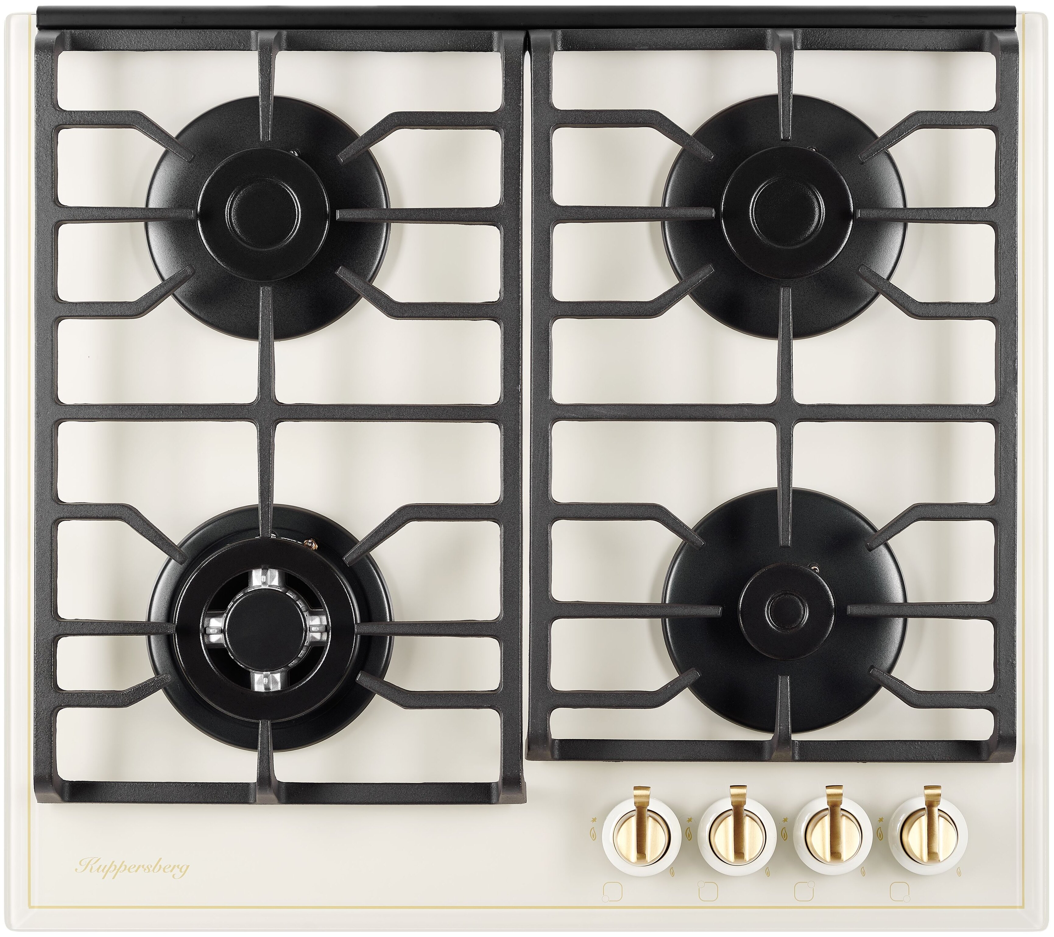 

Газовая варочная панель Kuppersberg FQ 602 C, 4 конфорки, бежевый (FQ 602 C), FQ 602 C
