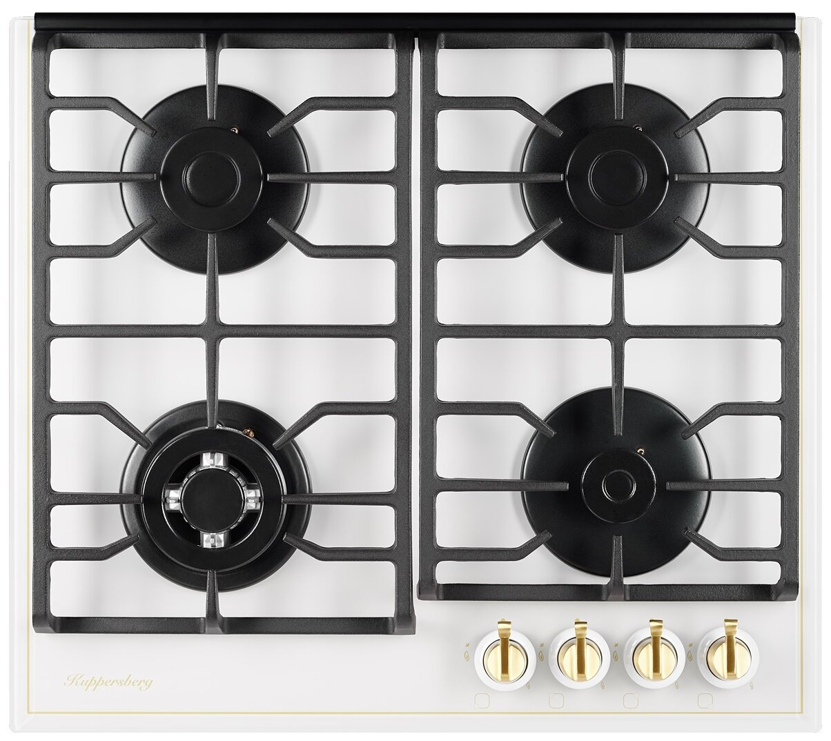 

Газовая варочная панель Kuppersberg FQ 602 W 4 конфорки, белая (FQ 602 W), FQ 602 W
