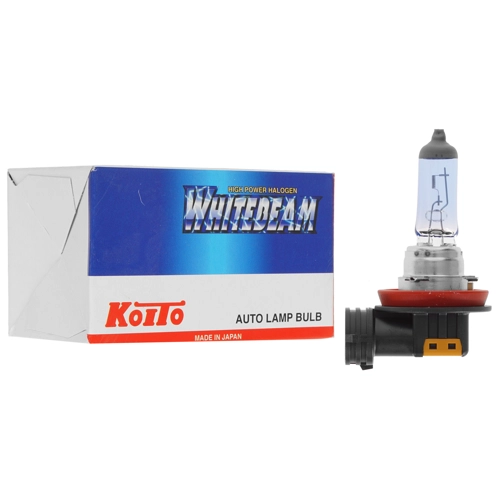 

Лампа автомобильная галогенная Koito Whitebeam, 35Вт, 12В, H8, 4000K, 1шт. (0758W)