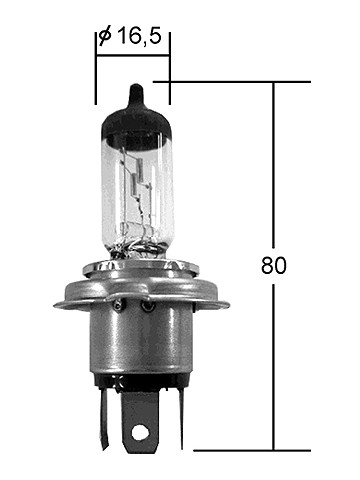 

Лампа автомобильная галогенная Koito, 55/60, 12В, IH01, 1шт. (0190), 0