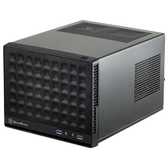 Корпус SilverStone SG13, Small Form Factor, без БП, черный