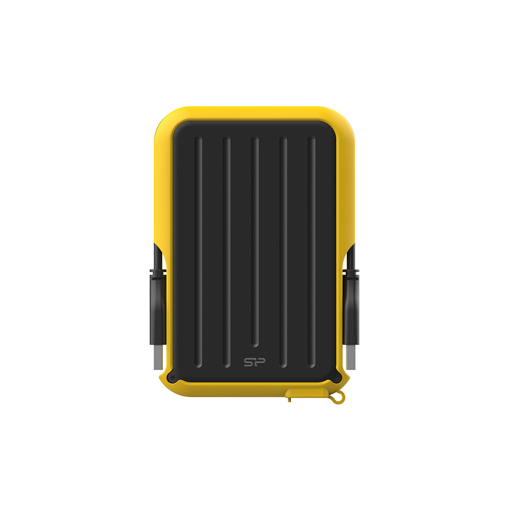 Внешний жесткий диск (HDD) Silicon Power SP010TBPHD66SS3Y 1Tb, 2.5", черный/желтый