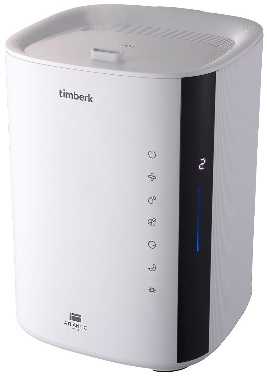 

Увлажнитель воздуха Timberk T-HU3.5-A14E-W ультразвуковой 4.4л., до 30 м², 300 мл/ч, УФ лампа / ароматизация / ионизация, белый (1346310), T-HU3.5-A14E-W